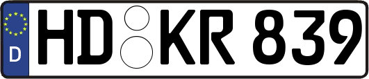 HD-KR839