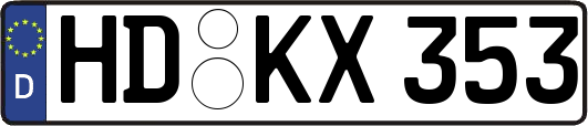 HD-KX353