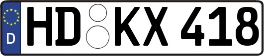 HD-KX418