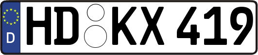 HD-KX419