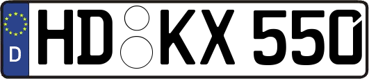 HD-KX550
