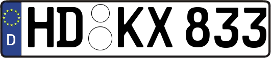 HD-KX833