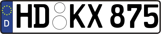 HD-KX875