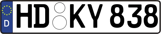 HD-KY838