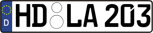 HD-LA203