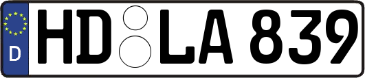 HD-LA839