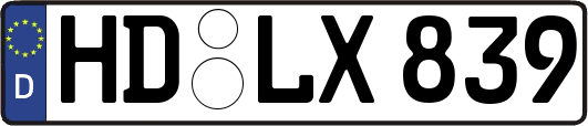 HD-LX839