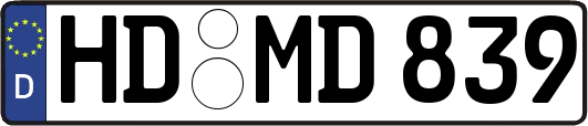 HD-MD839
