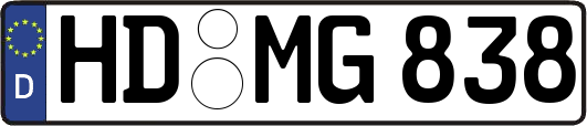 HD-MG838