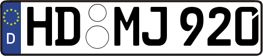 HD-MJ920