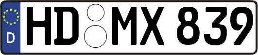 HD-MX839