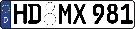 HD-MX981