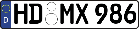 HD-MX986