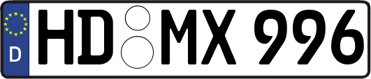 HD-MX996