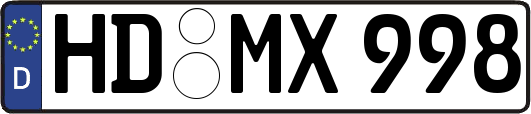 HD-MX998