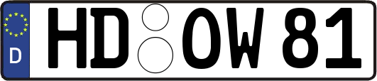 HD-OW81