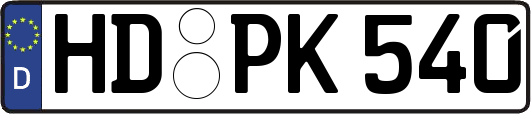HD-PK540