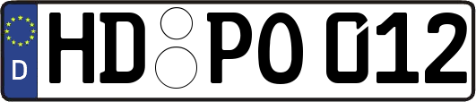 HD-PO012