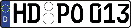 HD-PO013