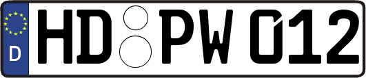 HD-PW012