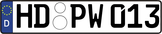 HD-PW013