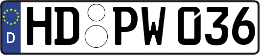 HD-PW036