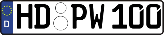 HD-PW100