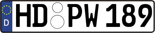 HD-PW189
