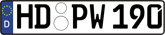 HD-PW190