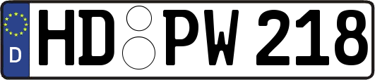 HD-PW218