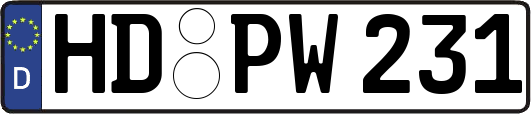 HD-PW231