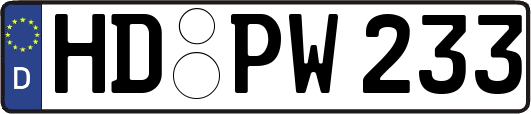 HD-PW233