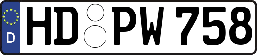 HD-PW758
