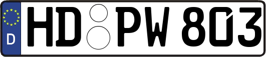 HD-PW803