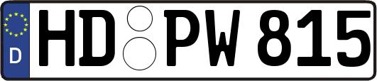HD-PW815