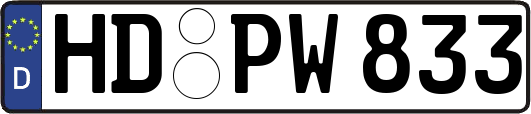 HD-PW833