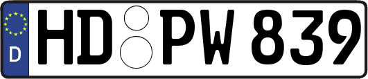 HD-PW839