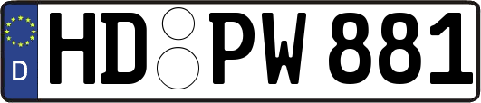 HD-PW881
