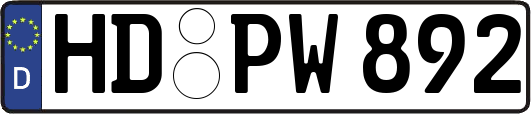 HD-PW892