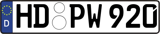 HD-PW920