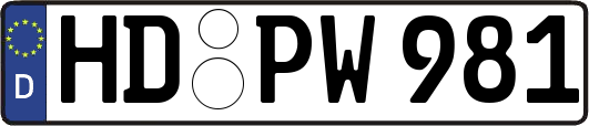 HD-PW981