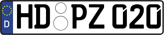 HD-PZ020