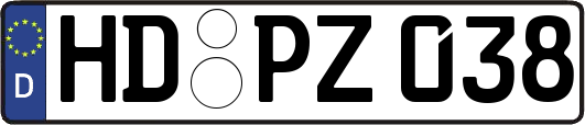 HD-PZ038