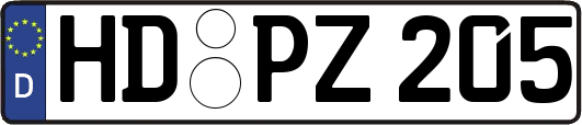 HD-PZ205
