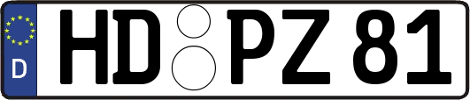 HD-PZ81
