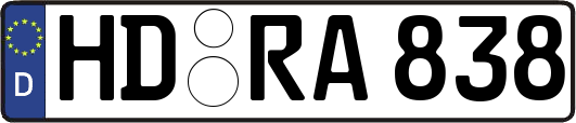 HD-RA838