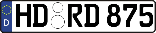 HD-RD875