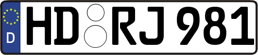 HD-RJ981