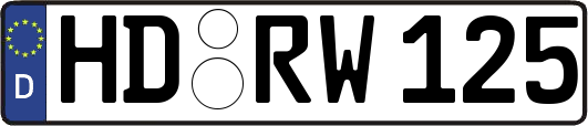 HD-RW125