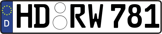 HD-RW781